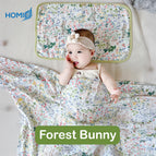 Muslin Swaddle Forest Bunny