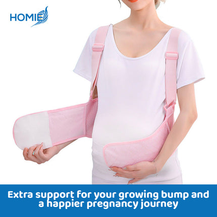 ADJUSTABLE MATERNITY SUPPORT BELT postpartum pregnancy belly band (With Shoulder Straps)
