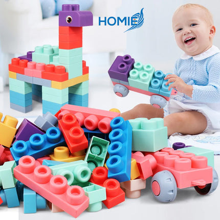 SOFT BUILDING BLOCKS toy set for toddlers early educational play (18 Months to 6 Years Old)