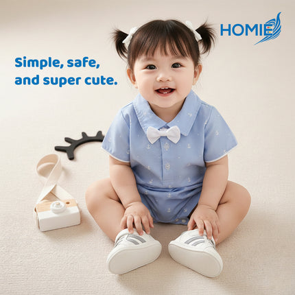 BABY GENTLEMAN SHORT SLEEVE BUTTON ROMPER suit vest suspender bowtie outfit (Infant Formal Wear)