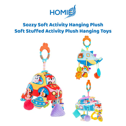 Sozzy Soft Activity Hanging PluSOZZY SOFT ACTIVITY HANGING PLUSH soft stuffed activity plush hanging toys (Infant Sensory Toy)sh -Soft Stuffed Activity Plush Hanging Toys