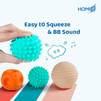 3 IN 1 MONTESSORI TOYS FOR BABIES soft baby teething toys sensory development (0 Months Plus)