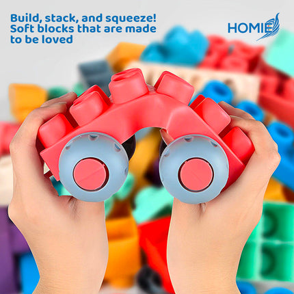SOFT BUILDING BLOCKS toy set for toddlers early educational play (18 Months to 6 Years Old)