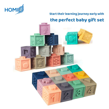 3 IN 1 MONTESSORI TOYS FOR BABIES soft baby teething toys sensory development (0 Months Plus)