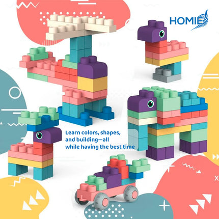 SOFT BUILDING BLOCKS toy set for toddlers early educational play (18 Months to 6 Years Old)