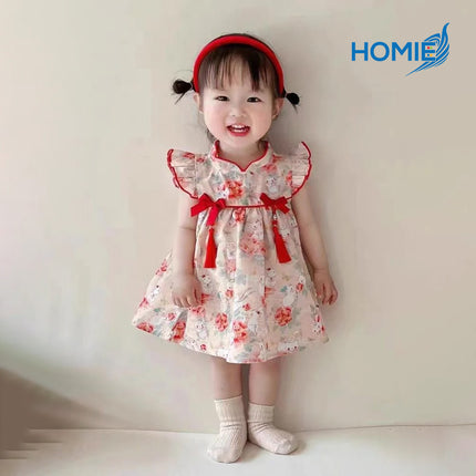 2026 CNY COSTUME NEW CHINESE STYLE birthday baby princess dress (Lunar New Year Outfit)