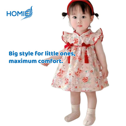 2026 CNY COSTUME NEW CHINESE STYLE birthday baby princess dress (Lunar New Year Outfit)