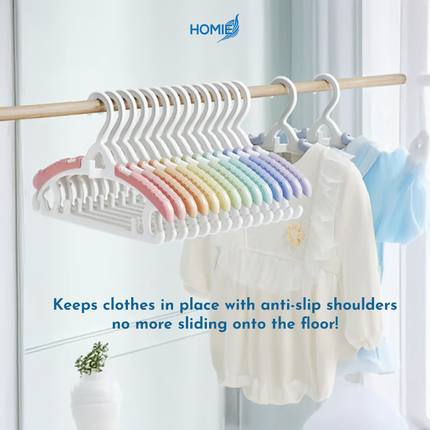 7-Piece Non-Slip Kids Clothes Hanger Set