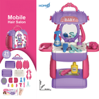 21pcs Mobile Saloon (Purple)