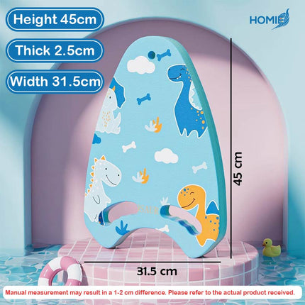 Kids DINO Swim Kickboard (Swimming Aids - Thickened Floating Backboard for Beginners)