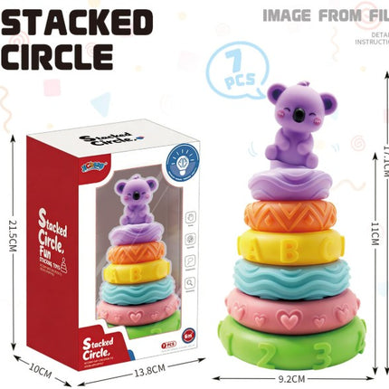 Soft and Washable Stacking Toy 7pcs (6 Months and above)