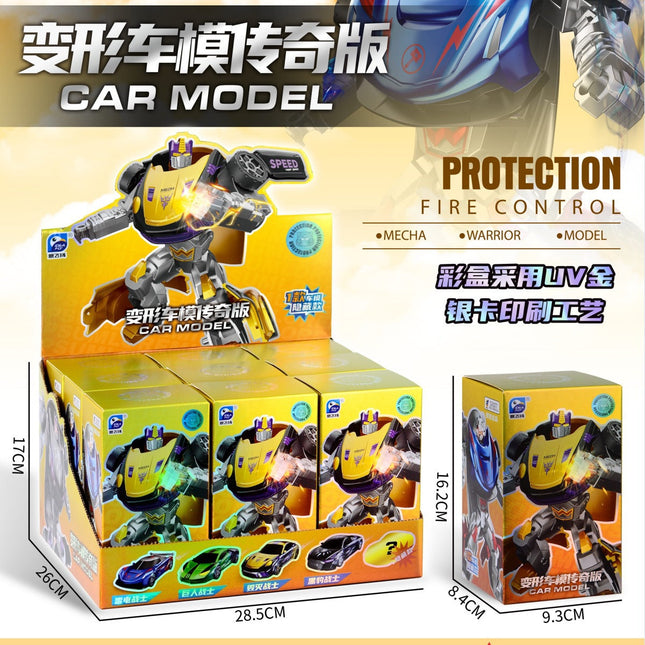 🚗🤖Transforming Vehicle Model Engineering Robot BLIND BOX