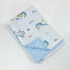 Minky Blanket -Little Shark