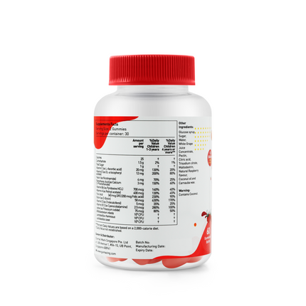 Gumazing Multivitamin + Probiotics Gummies (60 pcs),  2 Month Supply