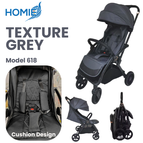 618 stroller Black