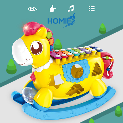 5 in 1 Musical Light Xylo Piano Rocking Trojan Horse