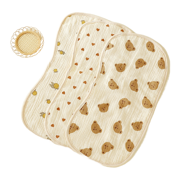 Baby Burp Cloths 100 Muslin Cotton Burp Clothes for Unisex Babies