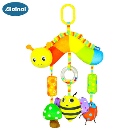 Hanging Plush Toy for Stroller and Car Seat