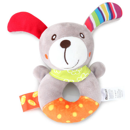 Cartoon Animals Crib Mobile Bed Bell Toys Baby Infant Toddler Baby Plush Rattle Plush Soft Rattles Toy Gift