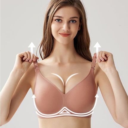 👩‍🍼Wireless Seamless Maternity Bra – Front-Opening Style