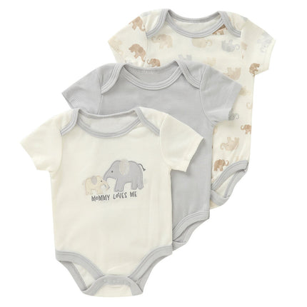 Cotton Clothes for Babies Three-Piece Set Romper (Newborn to 9 Months)