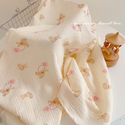 Bamboo Muslin Swaddle Blanket – Ultra-Soft & Breathable (105x105cm)