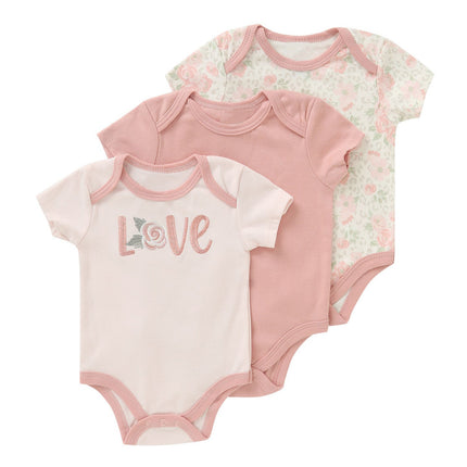 Cotton Clothes for Babies Three-Piece Set Romper (Newborn to 9 Months)