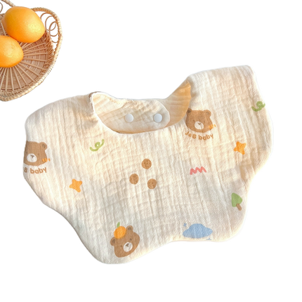 Cotton Gauze Baby Bandana Bibs – Drool & Food Catcher