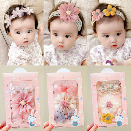 Baby Headband 3pc Set (0-3 Years Old Baby)