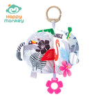 Circle Clothbook- flamingo