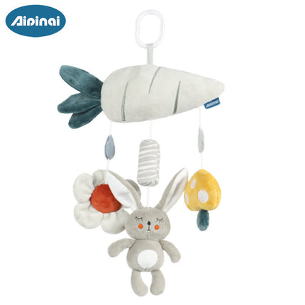 Hanging Plush Toy for Stroller and Car Seat