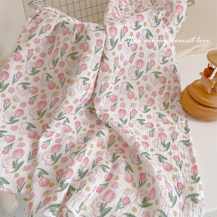 Bamboo Muslin Swaddle Blanket – Ultra-Soft & Breathable (105x105cm)