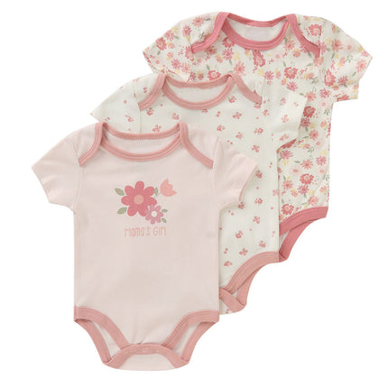 Cotton Clothes for Babies Three-Piece Set Romper (Newborn to 9 Months)