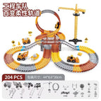 Builder Transportation Track Construction Set (204pcs)