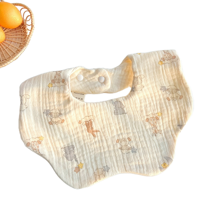 Cotton Gauze Baby Bandana Bibs – Drool & Food Catcher