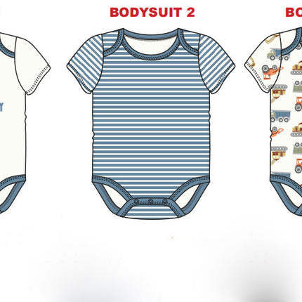 Cotton Clothes for Babies Three-Piece Set Romper (Newborn to 9 Months)