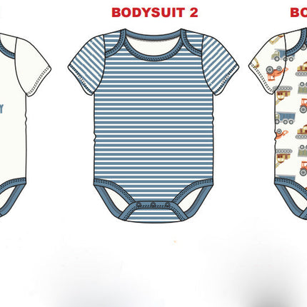 Cotton Clothes for Babies Three-Piece Set Romper (Newborn to 9 Months)