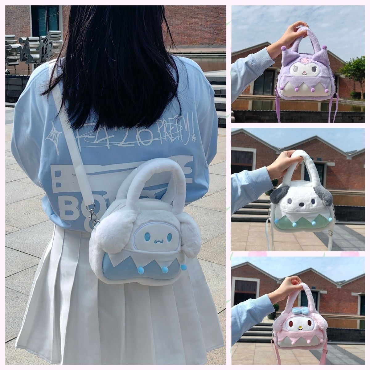 Cute Cartoon Anime Handbag