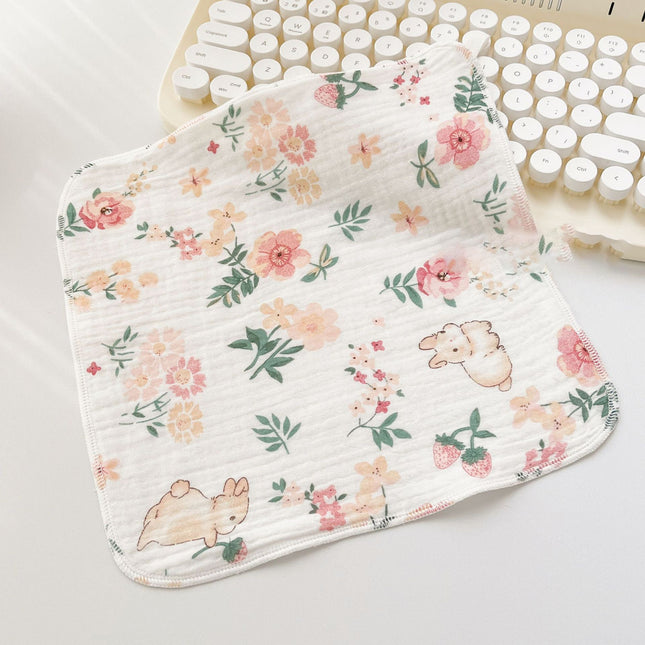 Cotton Face Towel - Square Towels 4 Layers