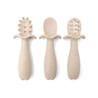 Silicone Food Scraping Spoon-Beige