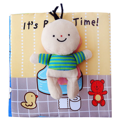 Early Education Learning Cloth Books (Durable, Washable, Parent-Child Interaction Rustling Sound Toys)