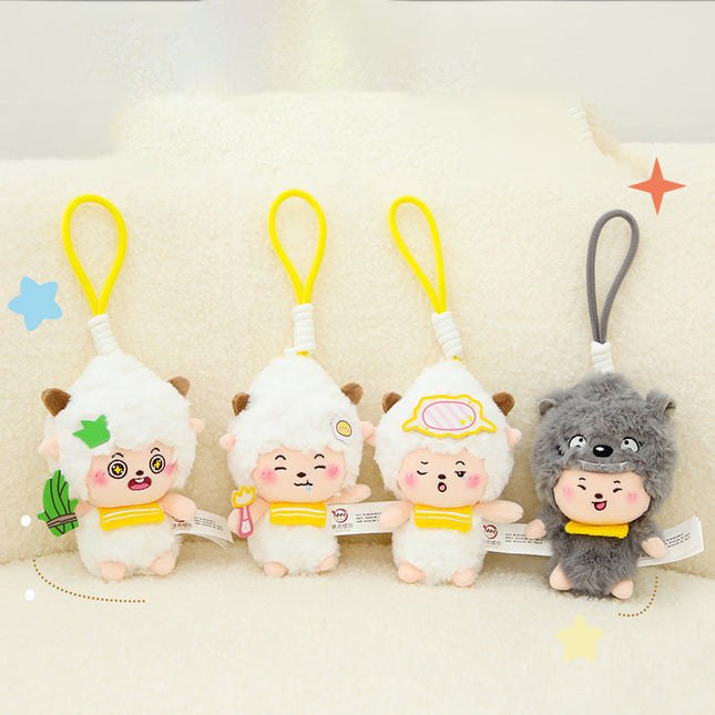 Stuffed Keychain Pendant Yang Yang Family(11cm & 15cm)