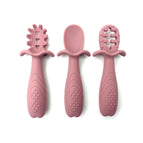 Silicone Food Scraping Spoon-Red