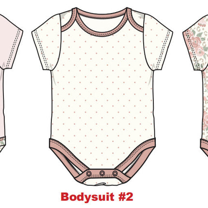 Cotton Clothes for Babies Three-Piece Set Romper (Newborn to 9 Months)