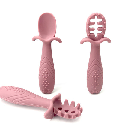 Baby Silicone Food Scraping Spoon – Ideal for Fruit Purée & Baby Meals