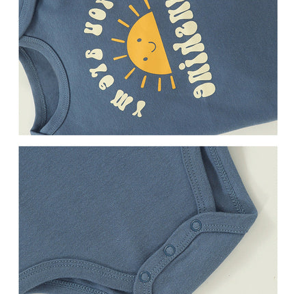 Cotton Clothes for Babies Three-Piece Set Romper (Newborn to 9 Months)