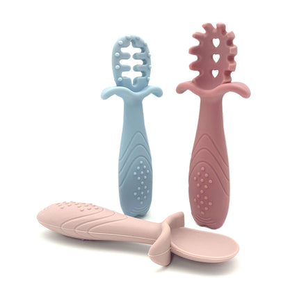 Baby Silicone Food Scraping Spoon – Ideal for Fruit Purée & Baby Meals