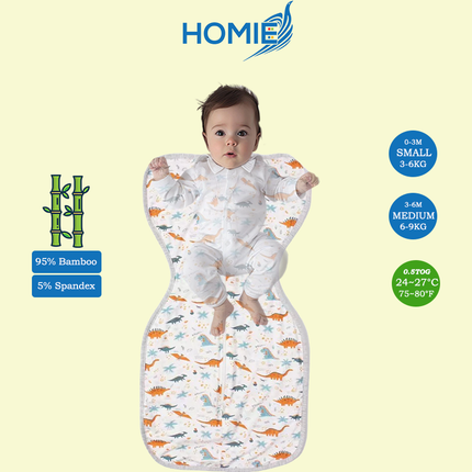 Swaddle and Sleeping Bag (Bamboo & Cotton) Small & Medium ONLY