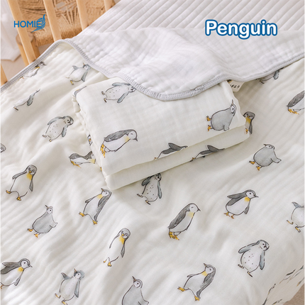 6-Layer Cotton Gauze Blanket (110x105cm)