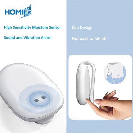 WIRELESS BEDWETTING ALARM temperature humidity display monitor system (Wireless)